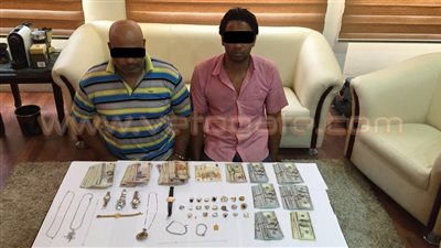 سقوط تشكيل عصابى سرق مشغولات ذهبية ومبالغ مالية بالتجمع الأول