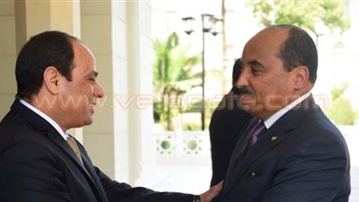 الرئيس الموريتاني يختتم زيارته لمصر بلقاء وفد رجال الأعمال المصريين