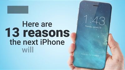 بالفيديو.. 10 معلومات جديدة عن هاتف أبل «آي فون 8»