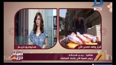 بالفيديو.. شعبة الأرز: الإنتاج يكفي 18 شهرا حال عدم تلفه أو تصديره