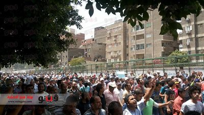 بالصور.. مسيرة لأنصار الإرهابية بالمطرية