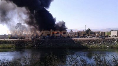 السيطرة على حريق بمخزن خردة في الأقصر