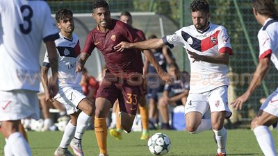 روما يسحق أونيكوسانو برباعية وديا بمشاركة محمد صلاح