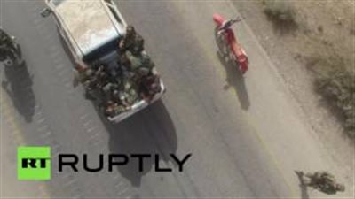 بالفيديو.. لحظة دخول الجيش السوري إلى الرقة لتحريرها من داعش