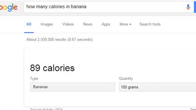 طريقة حساب سعراتك الحرارية مع جوجل