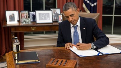 «أوباما» يستقبل أمين حلف «الناتو» لبحث محاربة «داعش»