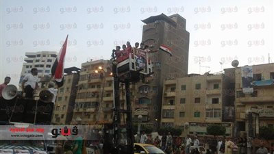 بالصور.. أهالي المحلة يحتفلون بفوز السيسي