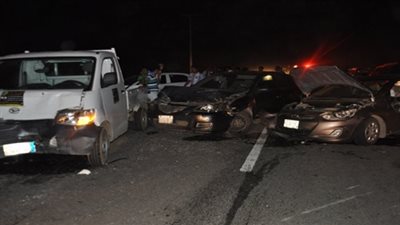 مصرع شخصين وإصابة 5 آخرين في حادث تصادم بالقليوبية