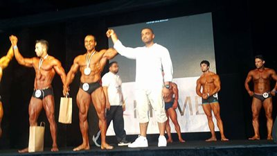 أحمد مصطفى: دعوات أمي وراء حصولي على ذهبية كمال الأجسام بالإمارات