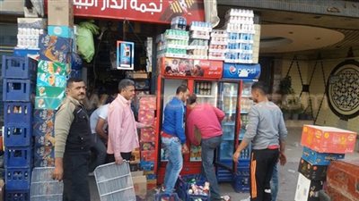 حملة مكبرة لرفع إشغالات كورنيش جاردن سيتي