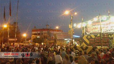 بالصور.. أهالي بنها يحتفلون بفوز المشير السيسي