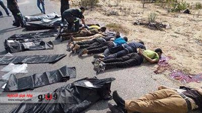 ننشر صورة شهداء مذبحة رفح