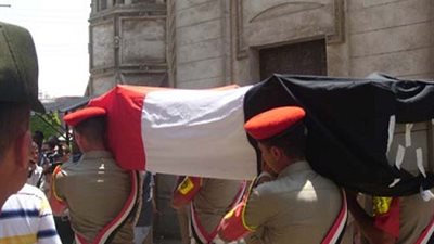 تشييع جثمان فقيد الشرطة 