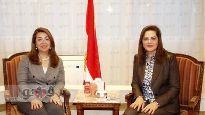 غادة والي وهالة السعيد تناقشان خطة التضامن لتنفيذ الحماية الاجتماعية