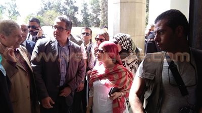بالصور.. وزير الآثار ينهي جولته بمتحف الإسماعيلية