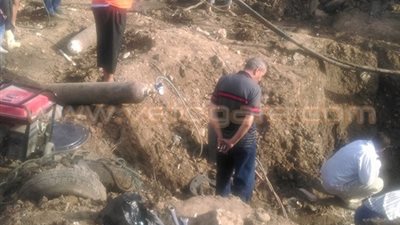 بالصور.. انقطاع المياه عن «الوراق وإمبابة وصفط اللبن» 24 ساعة