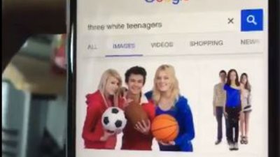 نتيجة بحث تظهر عنصرية جوجل