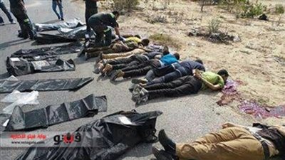 مصدر أمني يرجح تورط سائقي الميكروباص في قتل جنود رفح.. المتهمون أجبروهم على الترجل من السيارات قبل قتلهم بدقائق.. الشهيد الأخير كانت إصابته سطحية وعلاقته بالحادث تكشفها تحريات الأمن الوطني