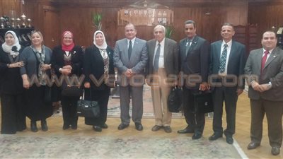 جودة التعليم تتابع استعدادات تربية رياضية طنطا للحصول على الاعتماد