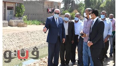 محافظ قنا يتفقد أعمال الرصف بمدخل قرية  حجازة