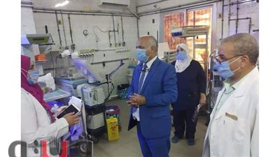 وكيل صحة الغربية يوجه  بسرعة إنهاء مستشفى السنطة المركزي