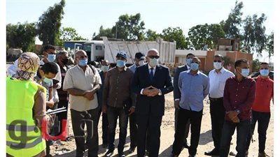 التشغيل التجريبي لخط الإنتاج الجديد بمصنع تدوير المخلفات بنجع حمادي