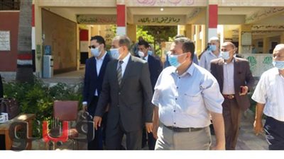 محافظ كفرالشيخ يتفقد لجان الثانوية العامة ببلطيم | صور