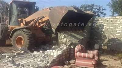 تنفيذ ١٠ قرارات إزالة بحلوان ضمن الموجة الـ16 لاسترداد أراضي الدولة