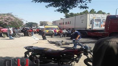 مصرع شاب في حادث تصادم دراجة نارية و