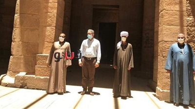 وزير السياحة والآثار يتفقد تطبيق إجراءات السلامة الصحية بمعبد فيلة وأحد فنادق أسوان