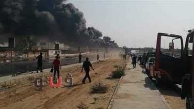 بعد إصابة 17 واحتراق 31 سيارة.. عودة حركة المرور بطريق الإسماعيلية الصحراوي