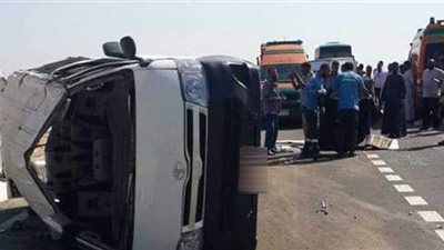 إصابة 4 في حادث سير  بمركز إسنا جنوب محافظة الأقصر