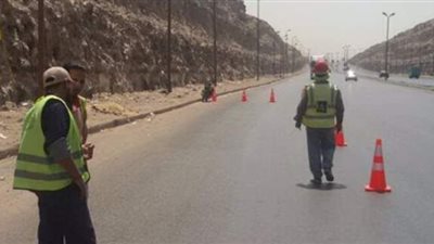 غلق جزئي لطريق الواحات تقاطع أحمد زويل لإحلال وتجديد كابلات كهرباء