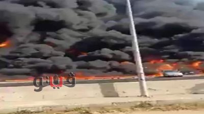 النيابة تأمر بندب لجنة هندسية والأدلة الجنائية لفحص حريق طريق الإسماعيلية