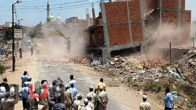 إزالة 11 مخالفة بناء عشوائي بمساحة 68 فدانًا بالشرقية | صور