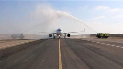 مطارا برج العرب وسوهاج  يستقبلان أولى الرحلات من الإمارات