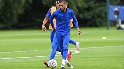 حكيم زياش يظهر لأول مرة في مران تشيلسي