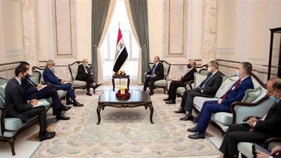 الرئيس العراقي يستقبل وزير الخارجية الفرنسي ويؤكد  ضرورة احترام سيادة البلاد