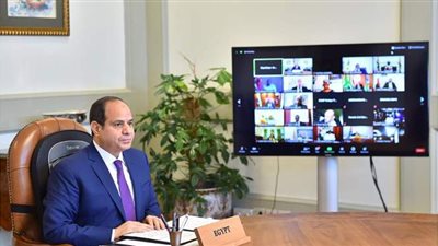 رئيس الاتحاد الأفريقي يشيد بالإرادة المصرية الصادقة للوصول إلى حل لأزمة سد النهضة