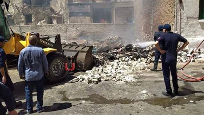 السيطرة على حريق في حي الجمرك بالإسكندرية