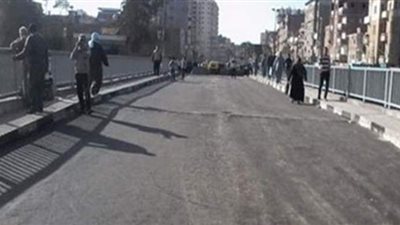 بدء أعمال إصلاح فاصل منزل كوبري الفنجري