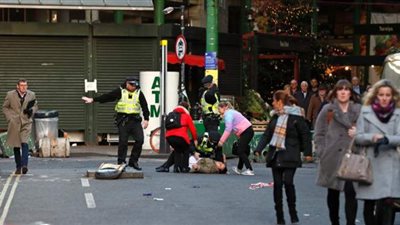 إصابة شخصين في حادث طعن  بالحي المالي وسط لندن