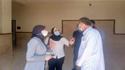 نائب محافظ القليوبية  تتفقد وحدة المتغيرات المكانية بالخانكة