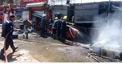 السيطرة على حريق بالموسكي