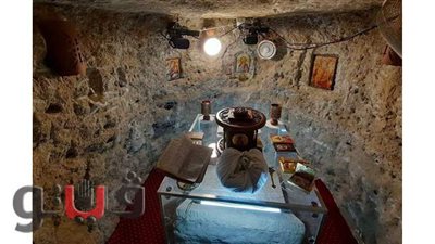 إقامة أول قداس إلهي بمغارة الأنبا بسنتاؤوس في نقادة منذ 1400 عام | فيديو