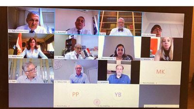 وزيرة الهجرة تعقد جلسة حوارية مع أطباء من مصر واليونان وقبرص لتبادل الخبرات