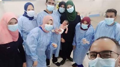 ولادة قيصرية لمصابة بفيروس كورونا في مستشفى قنا العام للعزل