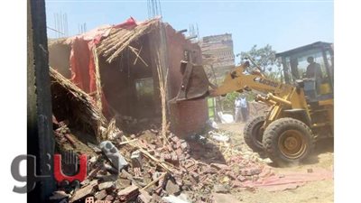 إزالة 376 حالة تعد على أراضي أملاك الدولة بالمنوفية