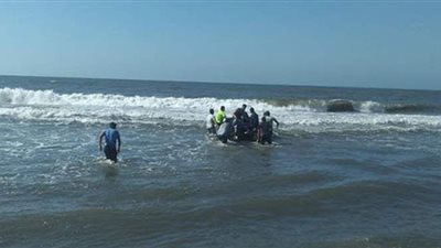 عقب ١٠ أيام.. العثور على جثمان غريق مصيف ببلطيم بين الصخور