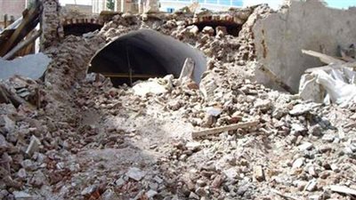 أموات مقابر الغفير  رايح جاي.. هدم مدافن عائلة المهندس ورئيس المطابع الأميرية.. الحي: محور الفردوس السبب.. والآثار: 